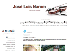 Tablet Screenshot of joseluisnarom.com